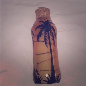 A pretty painted bottle.